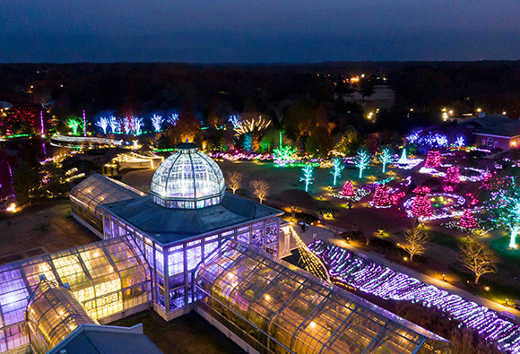 Lewis Ginter's Dominion Energy Gardenfest of Lights