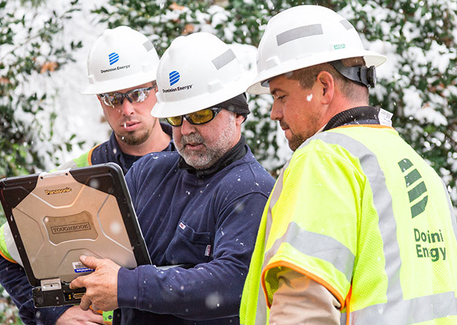 Dominion Energy workers