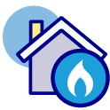 Gas home icon