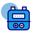 Gas meter icon
