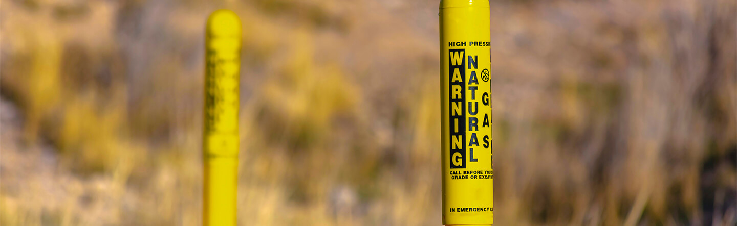 Natural Gas Pipeline Markings