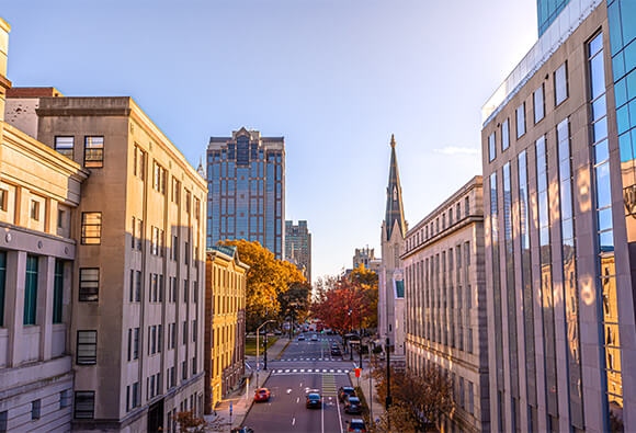Street in Downtown Raleigh NC