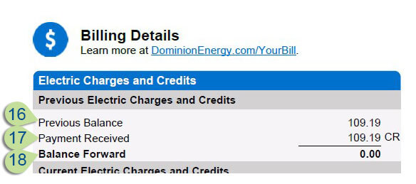 Virginia Bill Sample Items 16-18