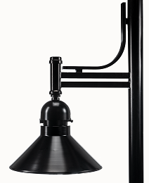 Decorative Shepherds Crook Style Light Fixture