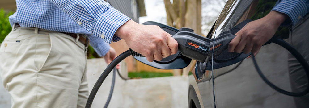 Charging an electric car
