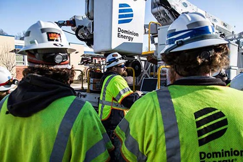 Dominion Employees and Truck - Who we are